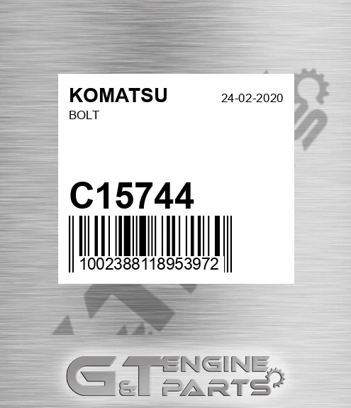 C15744 Bolt