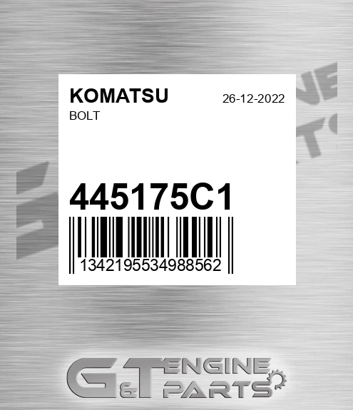445175C1 Bolt