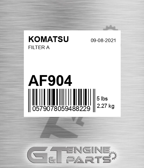 AF904 KOMATSU Filter A