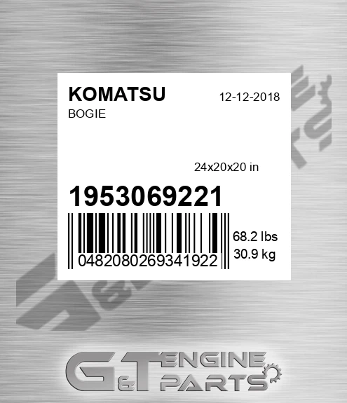 195-30-69221 Bogie for KOMATSU