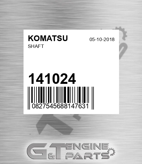 14-1024 Shaft for KOMATSU