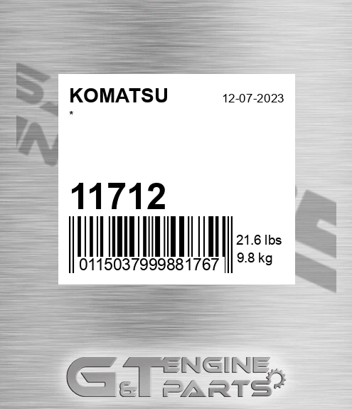 11712 * for KOMATSU