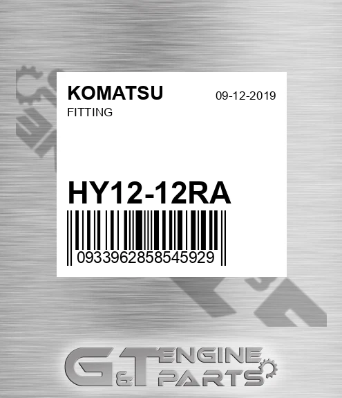 HY12-12RA Fitting