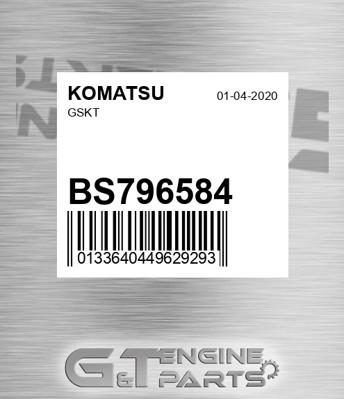BS796584 Gskt for KOMATSU