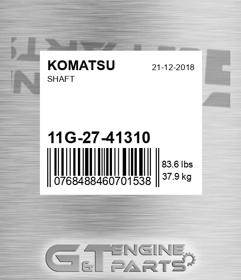 11G-27-41310 Shaft for KOMATSU