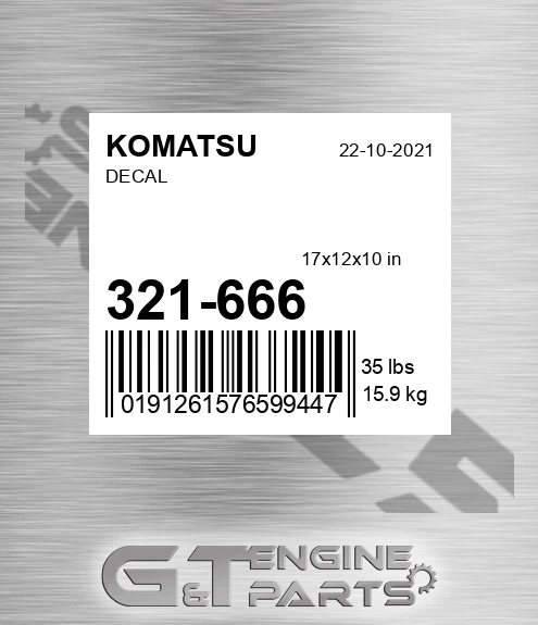 321-666 Decal