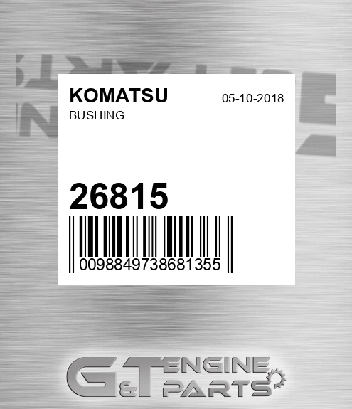 26815 Bushing for KOMATSU