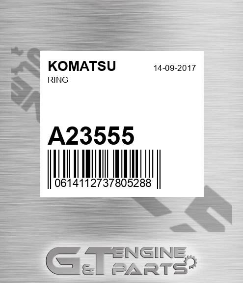 A23555 KOMATSU Ring