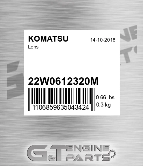 22W0612320M Lens
