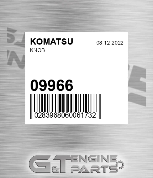 09966 Knob for KOMATSU
