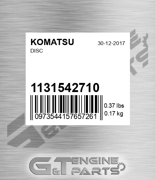 113-15-42710 Disc for KOMATSU