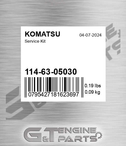 114-63-05030 Service Kit for KOMATSU