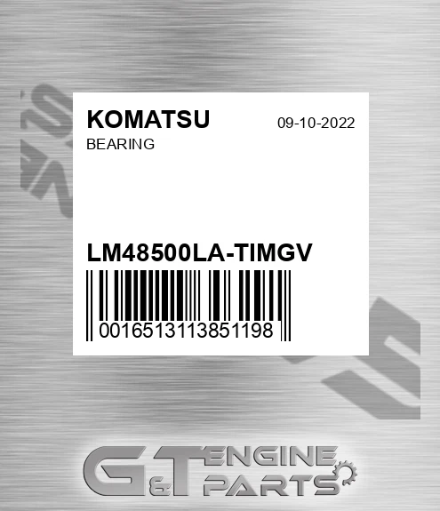 LM48500LA-TIMGV Bearing