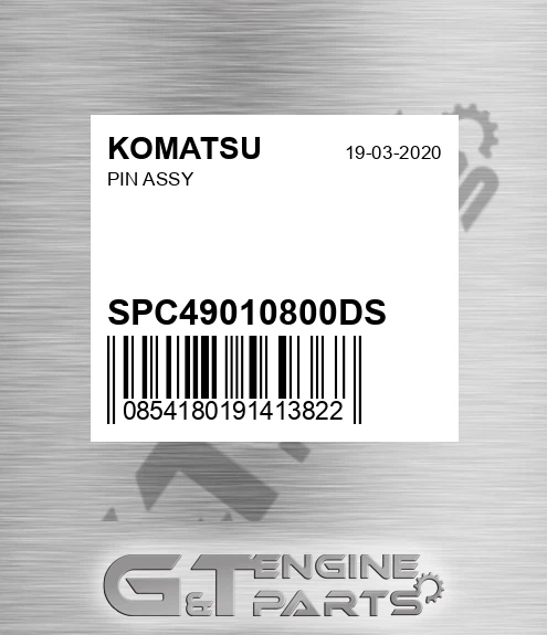 SPC49010800DS Pin Assy