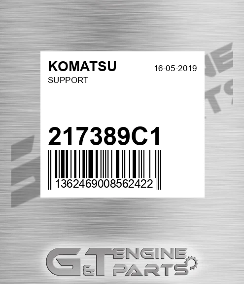 217389C1 Support for KOMATSU