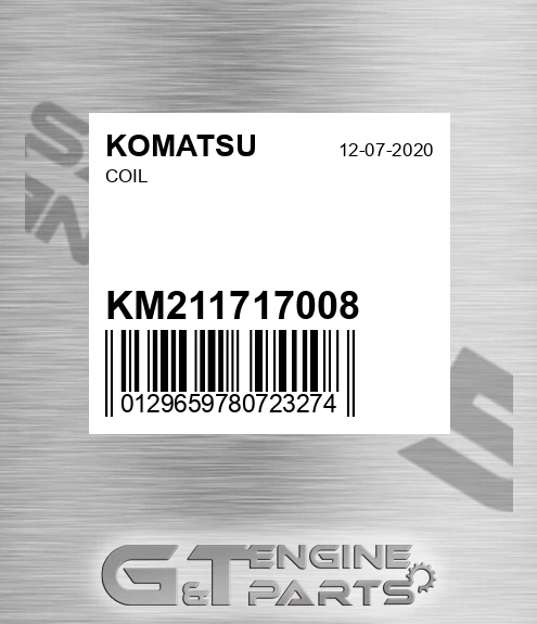 KM211717008 Coil for KOMATSU