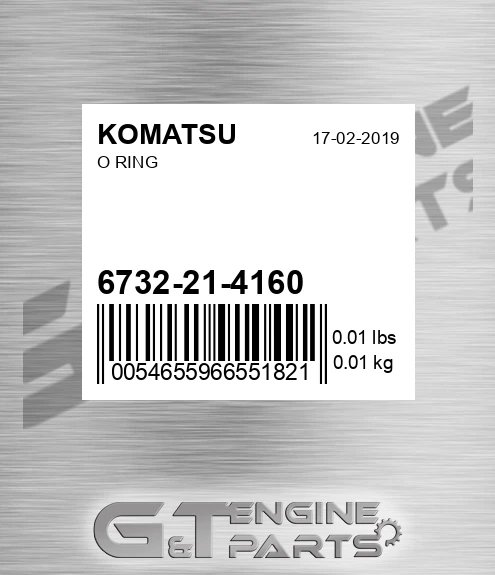 6732-21-4160 Seal for KOMATSU