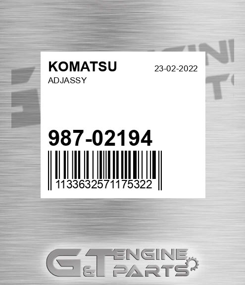 987-02194 Adjassy for KOMATSU