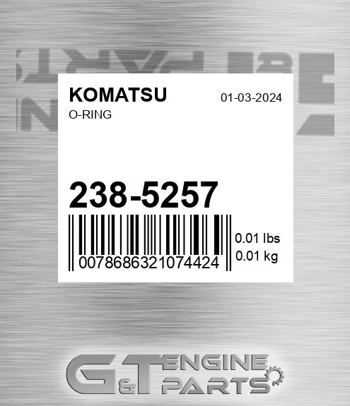 238-5257 O-ring