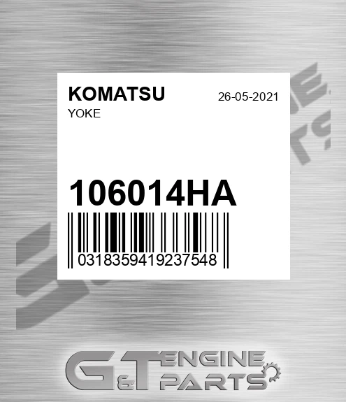 106014HA KOMATSU Yoke