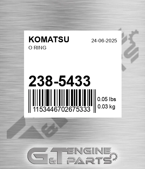 238-5433 O Ring