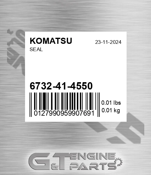 6732-41-4550 Seal for KOMATSU