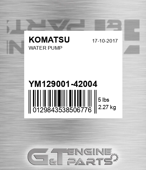 YM12900142004 Water Pump