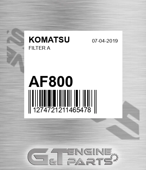 AF800 Filter A