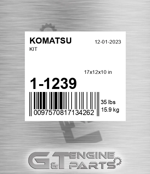 1-1239 Kit for KOMATSU