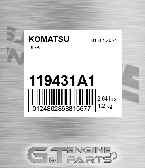 119431A1 Disk