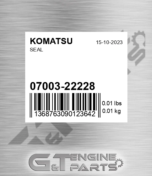 07003-22228 Seal for KOMATSU
