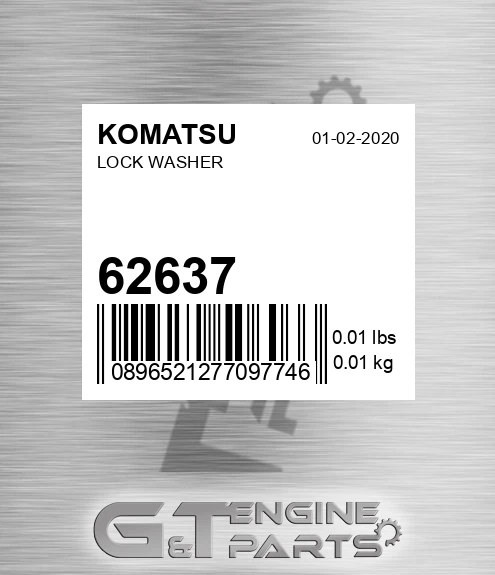 62637 KOMATSU Lock Washer