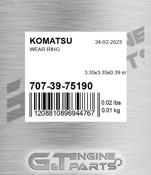 7073975190 Wear Ring