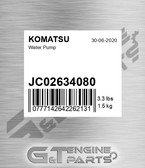 JC02634080 Water Pump