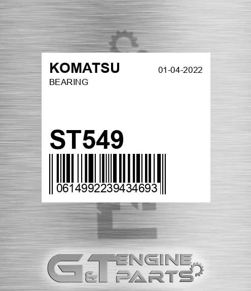 ST549 KOMATSU Bearing