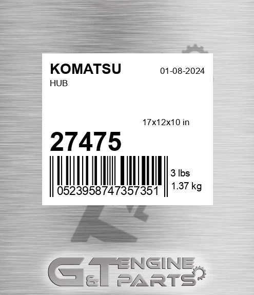 27475 Hub for KOMATSU