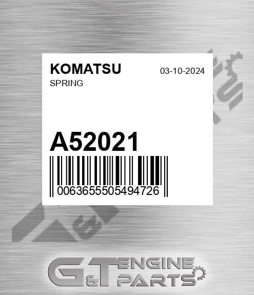A52021 Spring