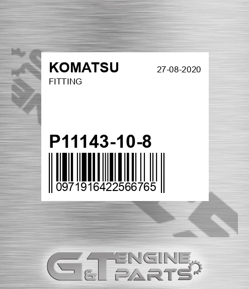 P11143-10-8 Fitting
