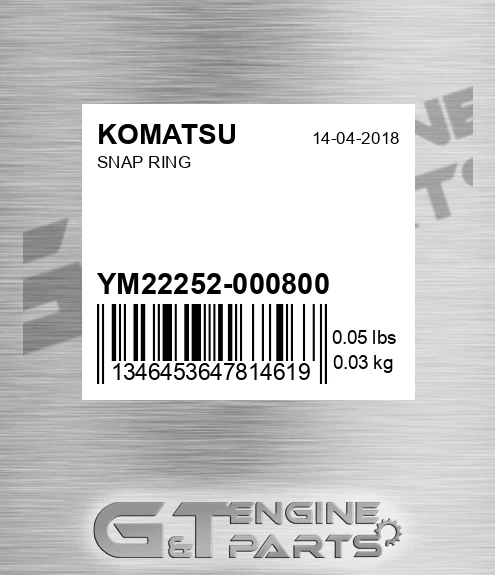 YM22252000800 Snap Ring