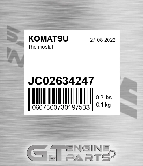 JC02634247 Thermostat