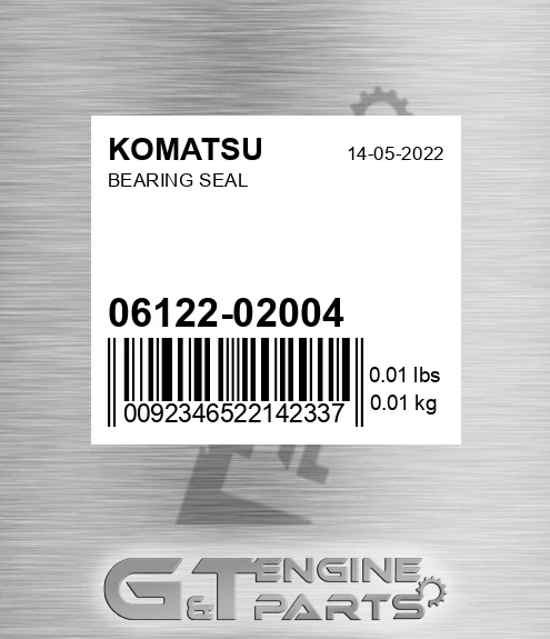 06122-02004 Bearing Seal