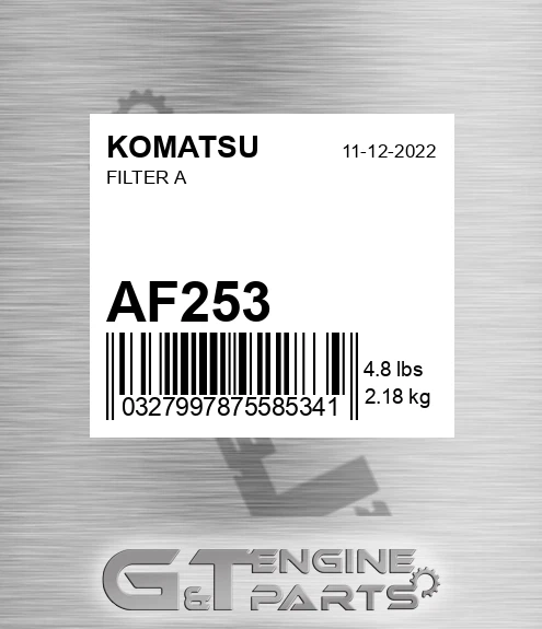 AF253 Filter A