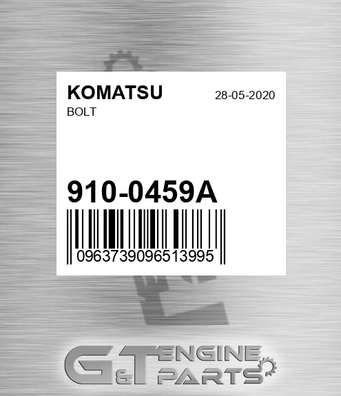 910-0459A Bolt