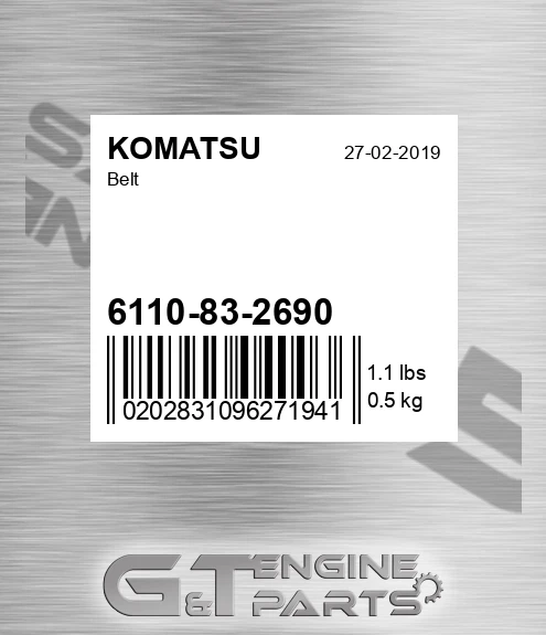 6110-83-2690 Belt for KOMATSU