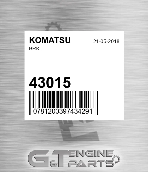 43015 KOMATSU Brkt