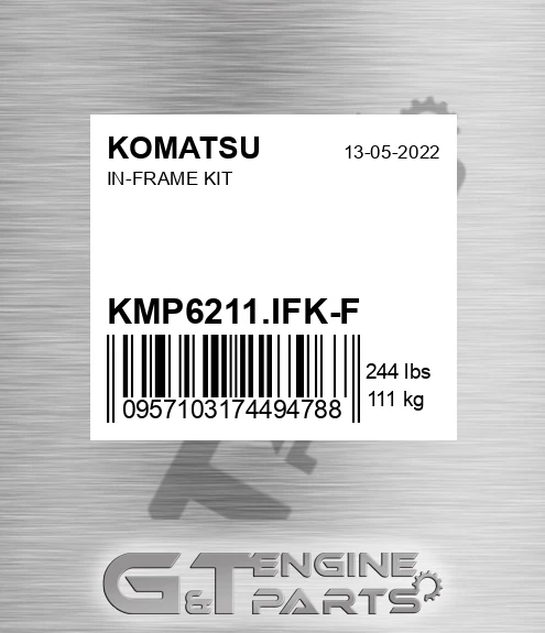 KMP6211.IFK-F In-frame Kit for KOMATSU