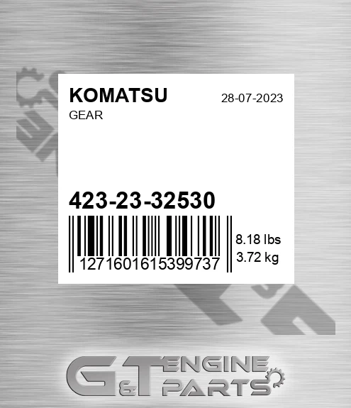 423-23-32530 Gear for KOMATSU