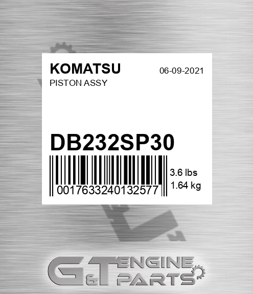 DB232SP30 Piston Assy