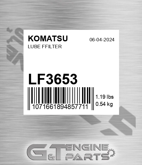 LF3653 Lube Ffilter