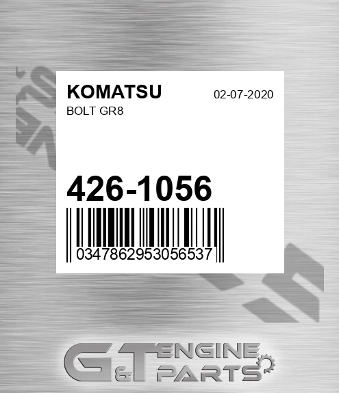 426-1056 Bolt Gr8